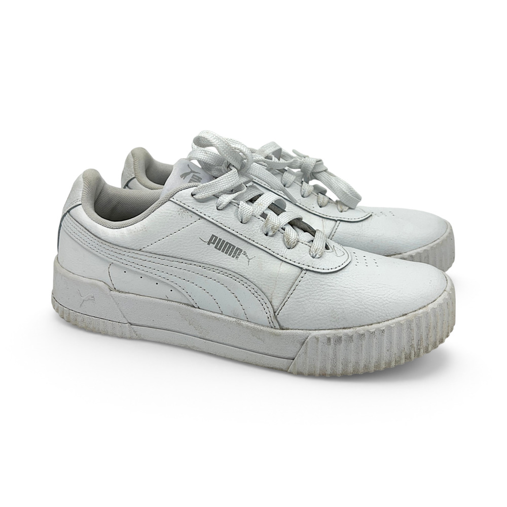 Puma Carina L Women's US 9 White Athletic Shoes